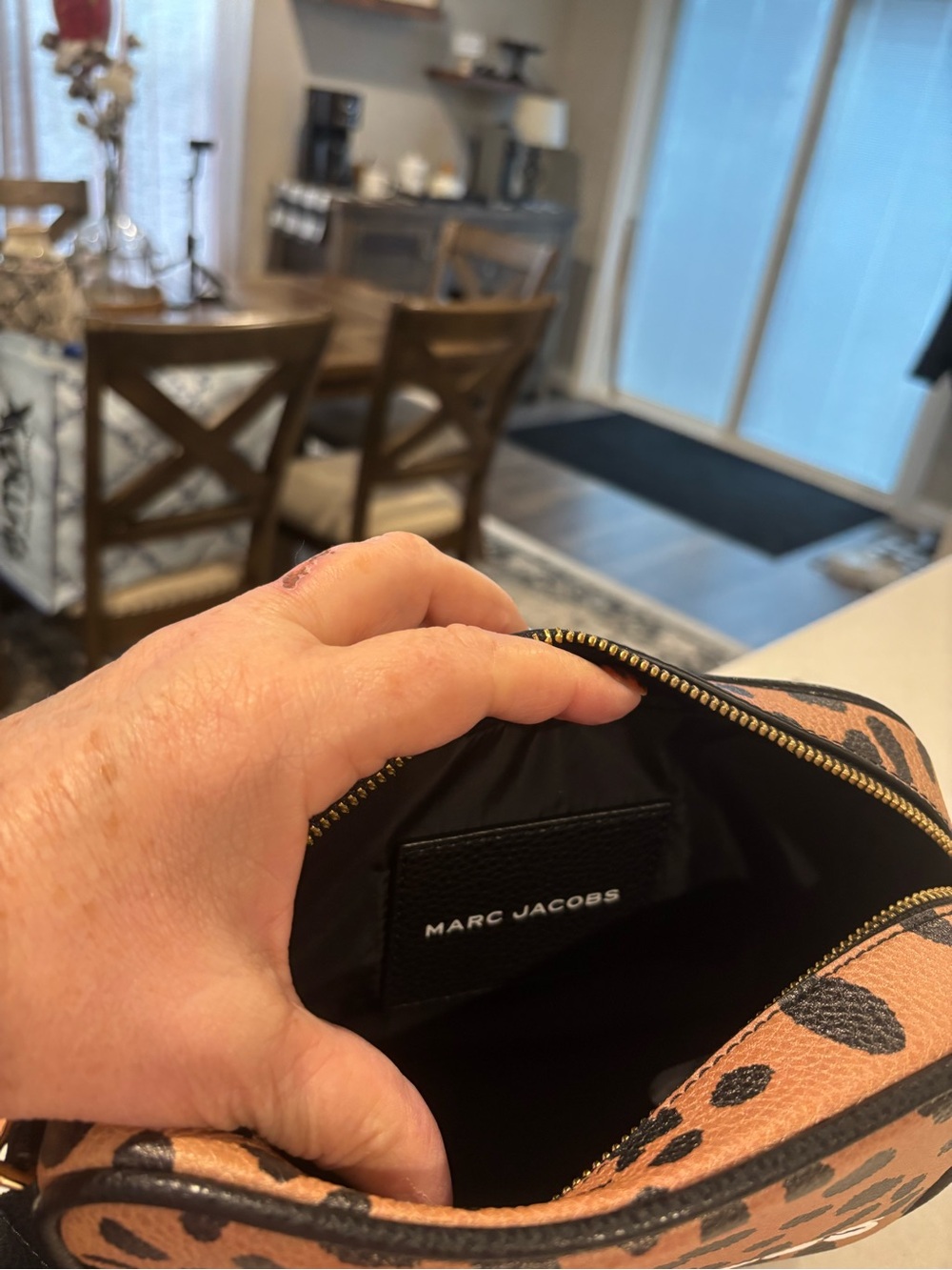 Marc Jacobs Denim Mini Bag Wallet in Dark Blue